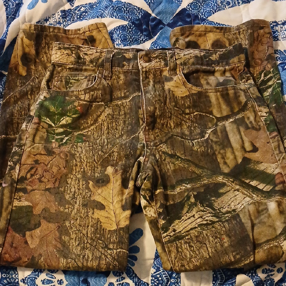 Mossy Oak Boys Camouflage Pants 16